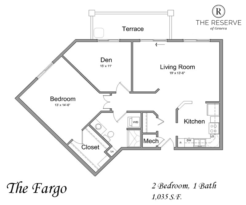 the reserve of geneva - the fargo floorplan